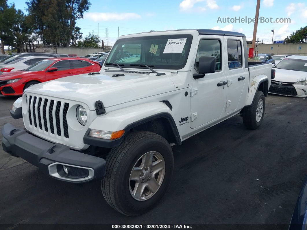 2022 Jeep Gladiator Sport S 4x4 White vin: 1C6HJTAG7NL132019