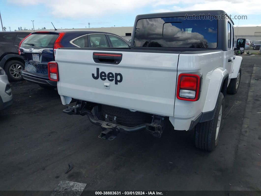 2022 Jeep Gladiator Sport S 4x4 White vin: 1C6HJTAG7NL132019