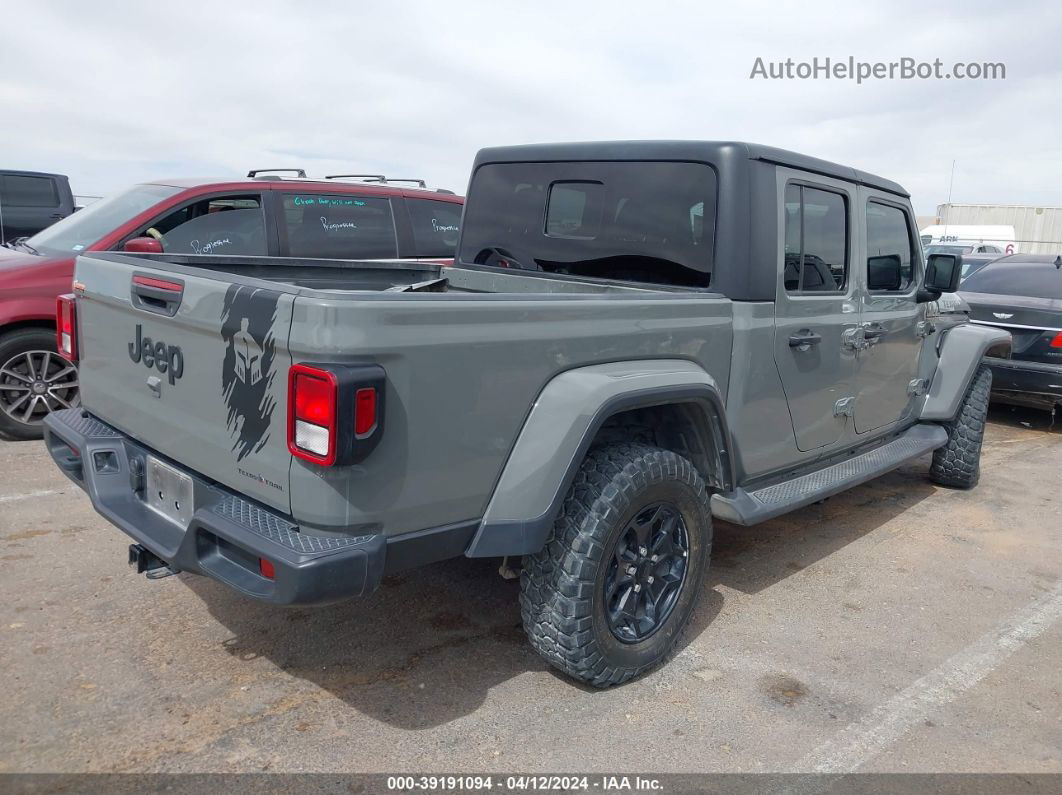 2022 Jeep Gladiator Texas Trail 4x4 Gray vin: 1C6HJTAG7NL149340