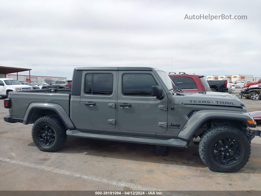 2022 Jeep Gladiator Texas Trail 4x4 Gray vin: 1C6HJTAG7NL149340