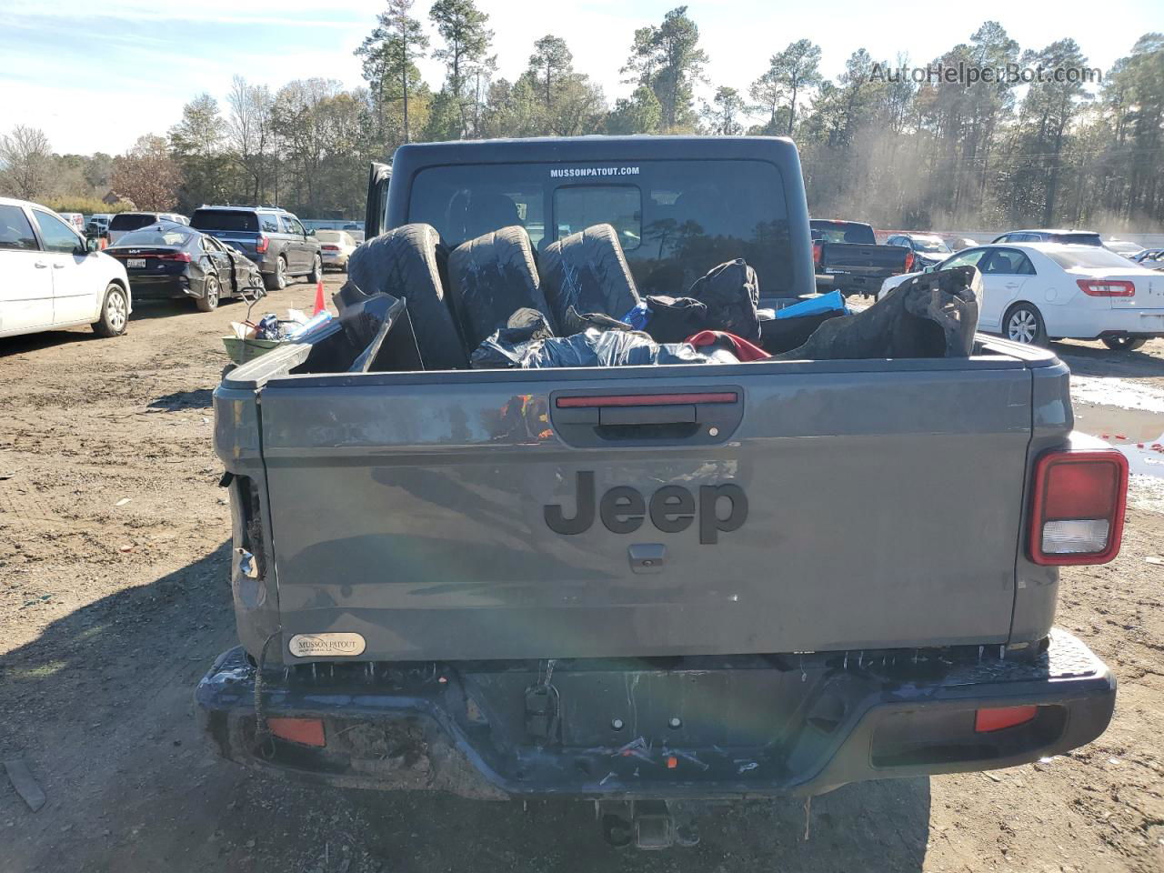 2022 Jeep Gladiator Sport Charcoal vin: 1C6HJTAG7NL163514