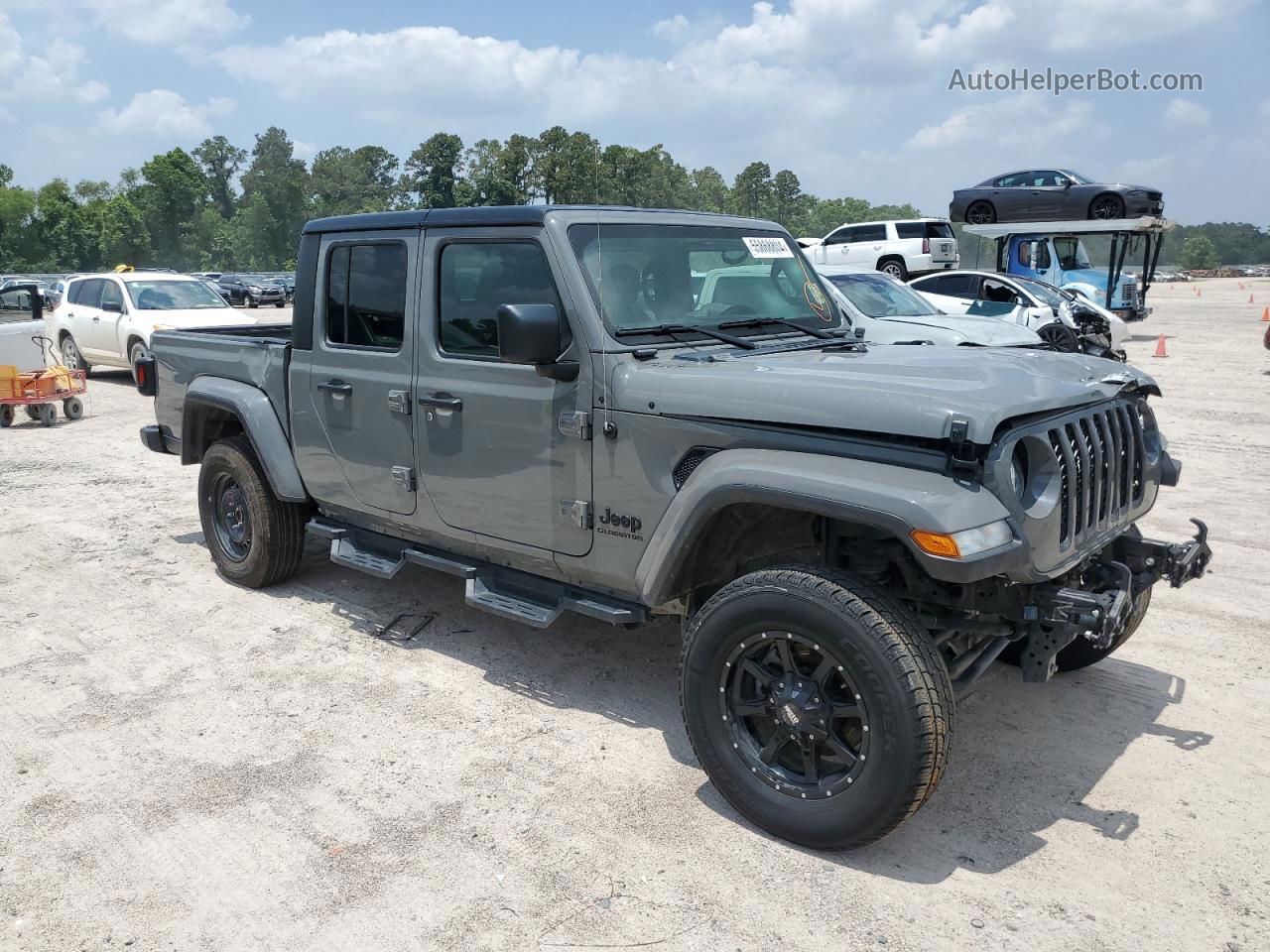 2022 Jeep Gladiator Sport Gray vin: 1C6HJTAG7NL163514