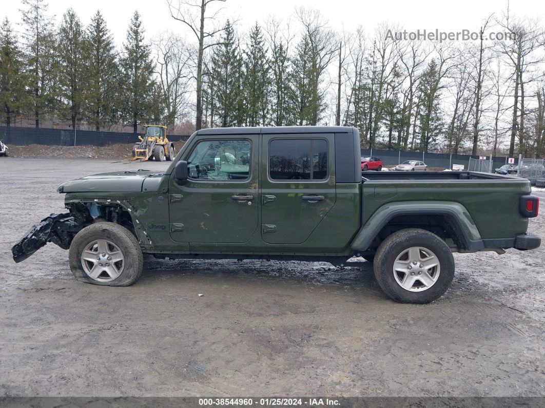 2022 Jeep Gladiator Sport S 4x4 Green vin: 1C6HJTAG7NL169703