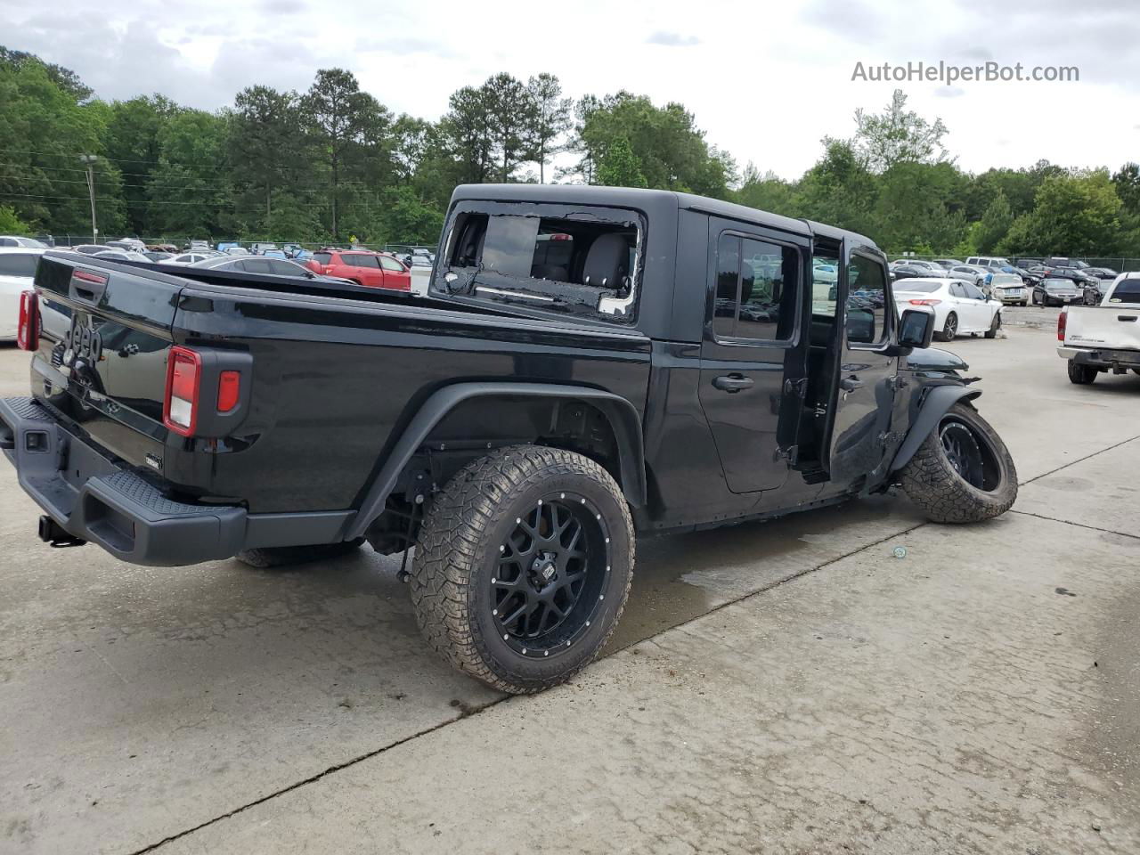 2022 Jeep Gladiator Sport Black vin: 1C6HJTAG8NL130389