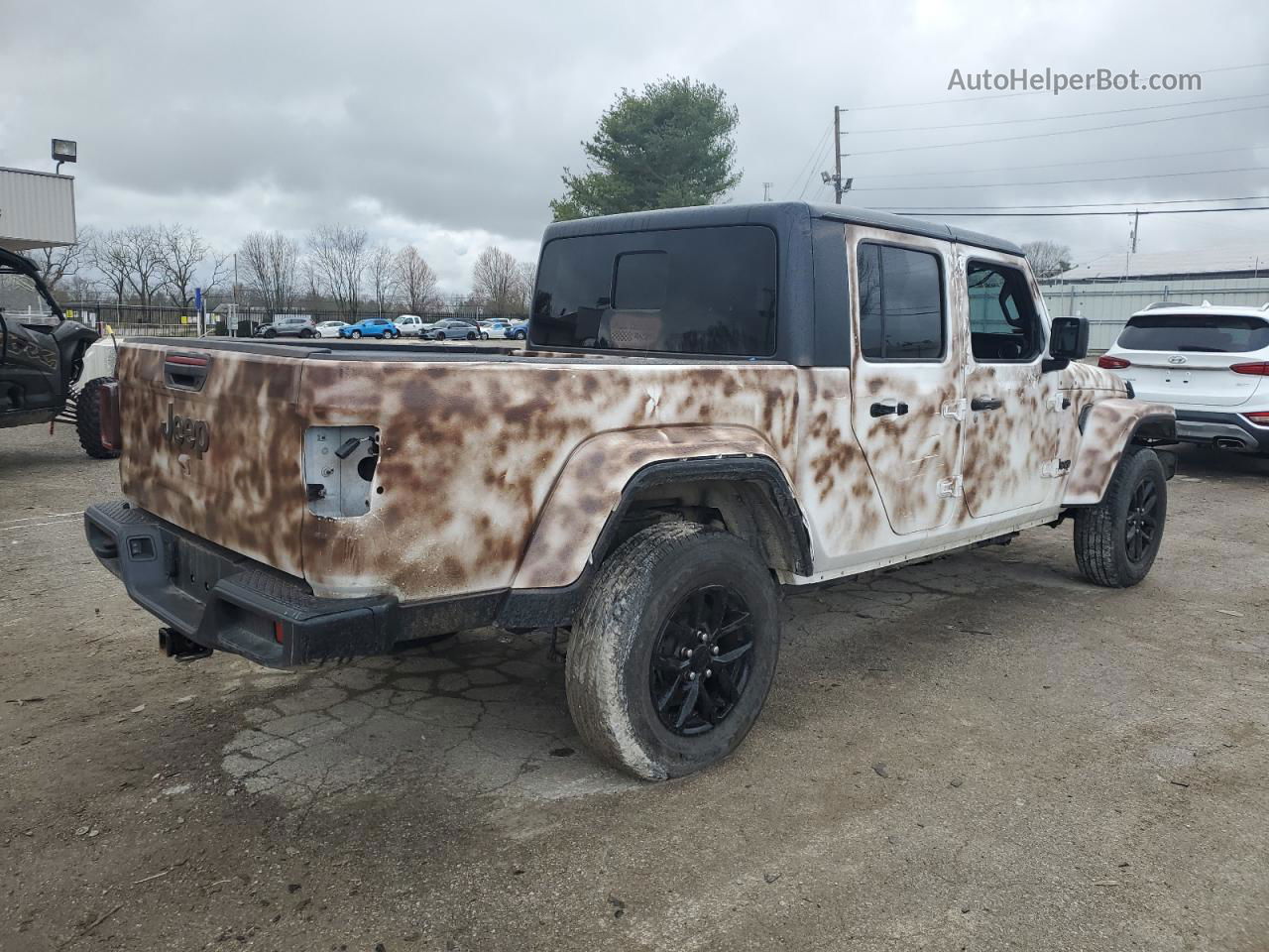 2022 Jeep Gladiator Sport Белый vin: 1C6HJTAG8NL135947