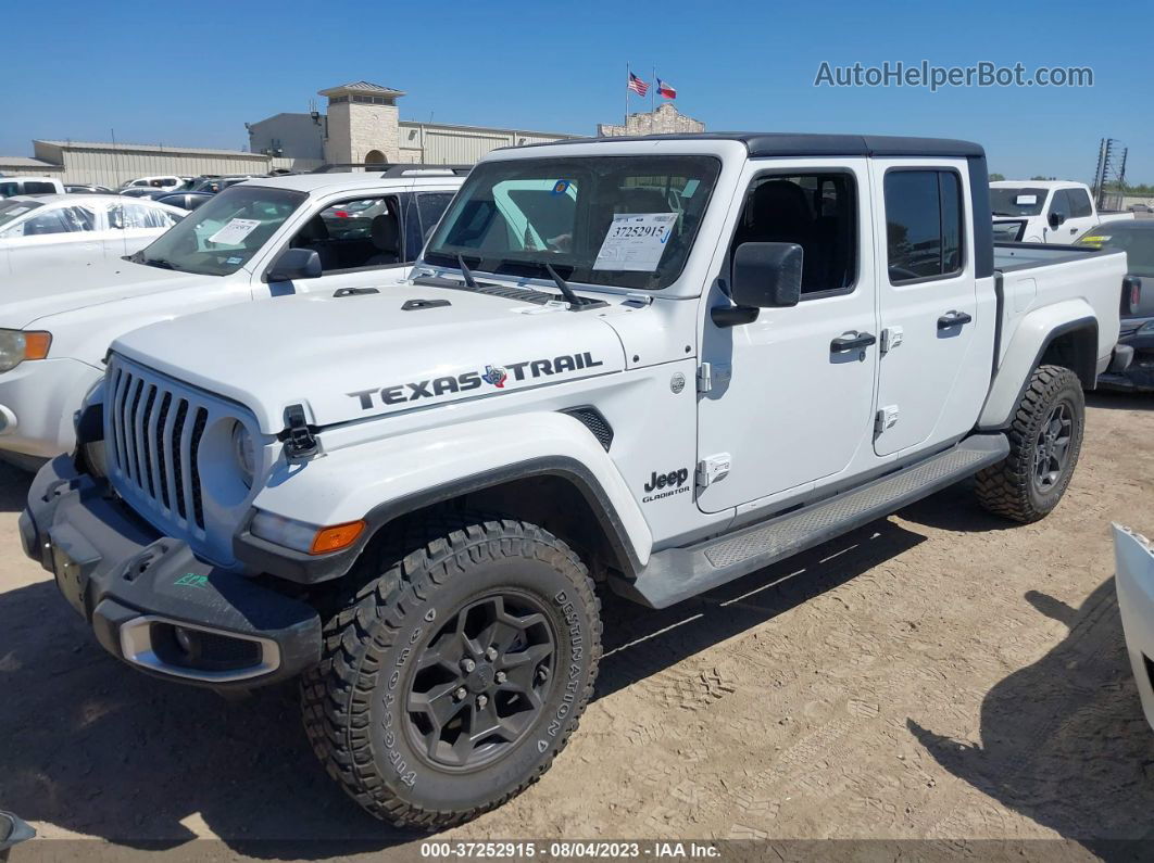 2022 Jeep Gladiator Texas Trail White vin: 1C6HJTAG8NL139142