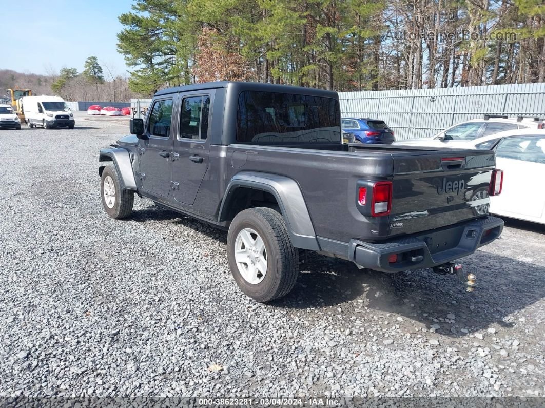 2022 Jeep Gladiator Sport S 4x4 Gray vin: 1C6HJTAG8NL146057