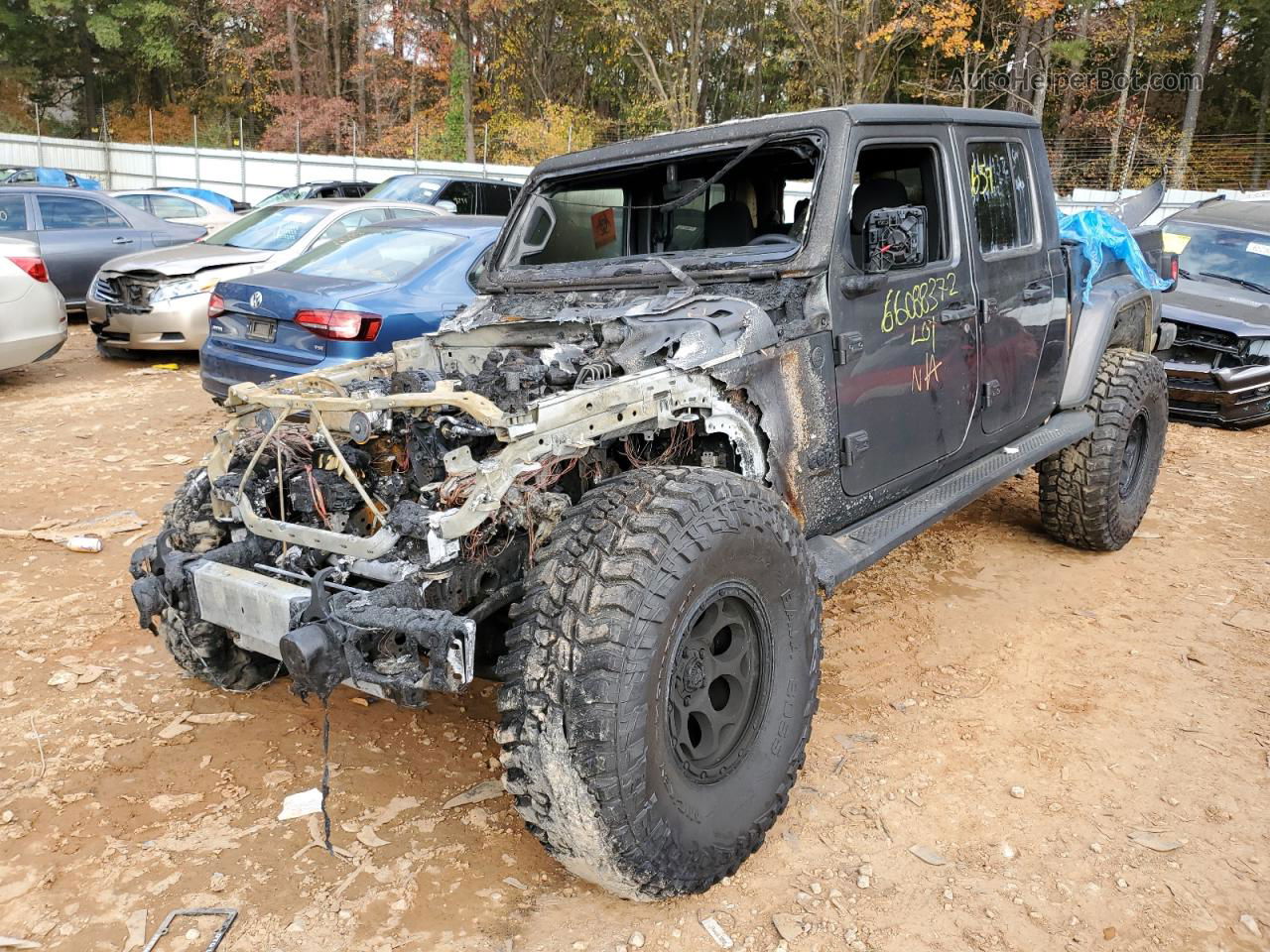 2022 Jeep Gladiator Sport Gray vin: 1C6HJTAG8NL146558