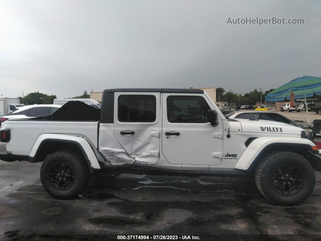 2022 Jeep Gladiator Willys Sport White vin: 1C6HJTAG9NL110412