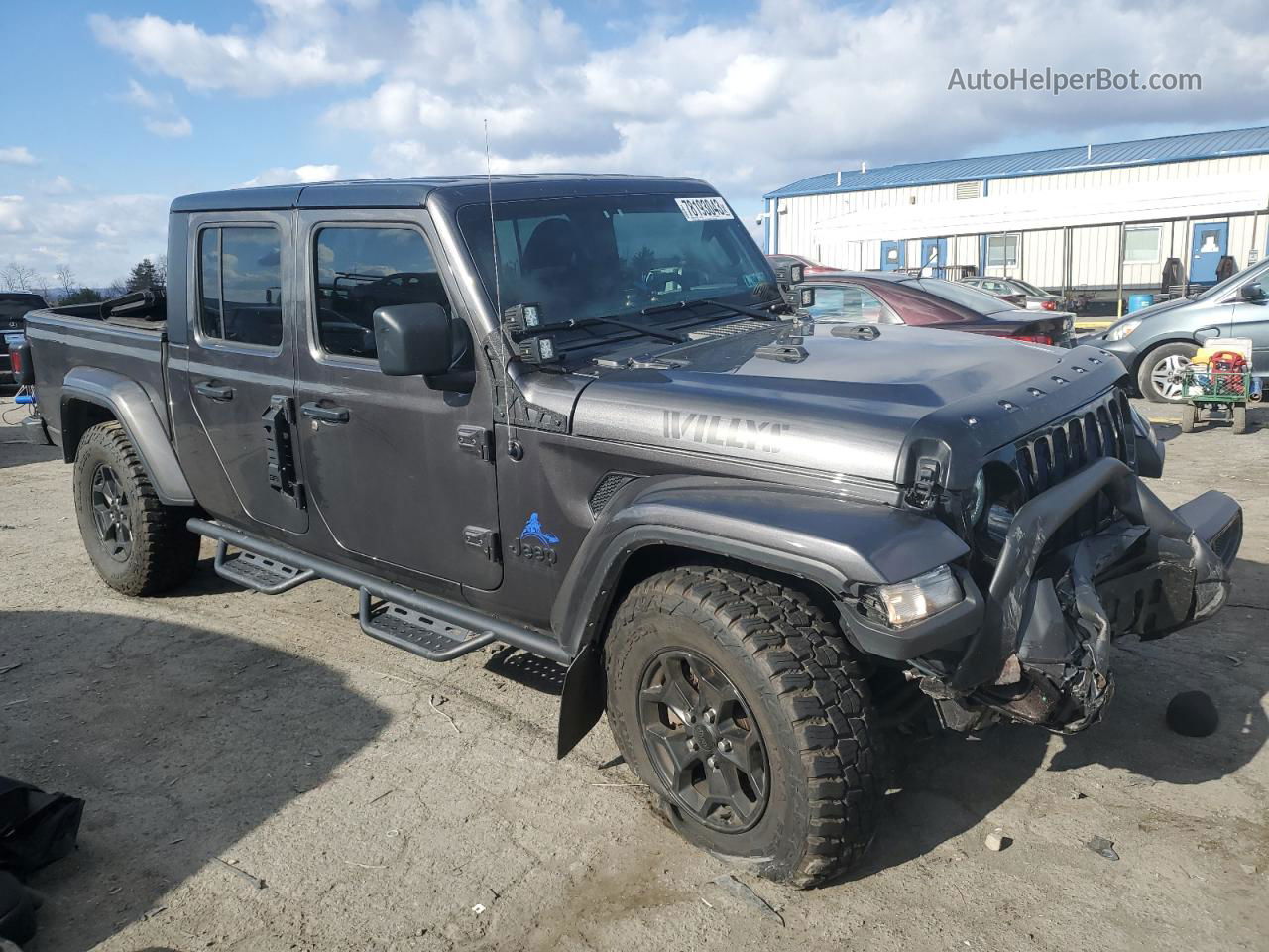 2022 Jeep Gladiator Sport Gray vin: 1C6HJTAG9NL127033