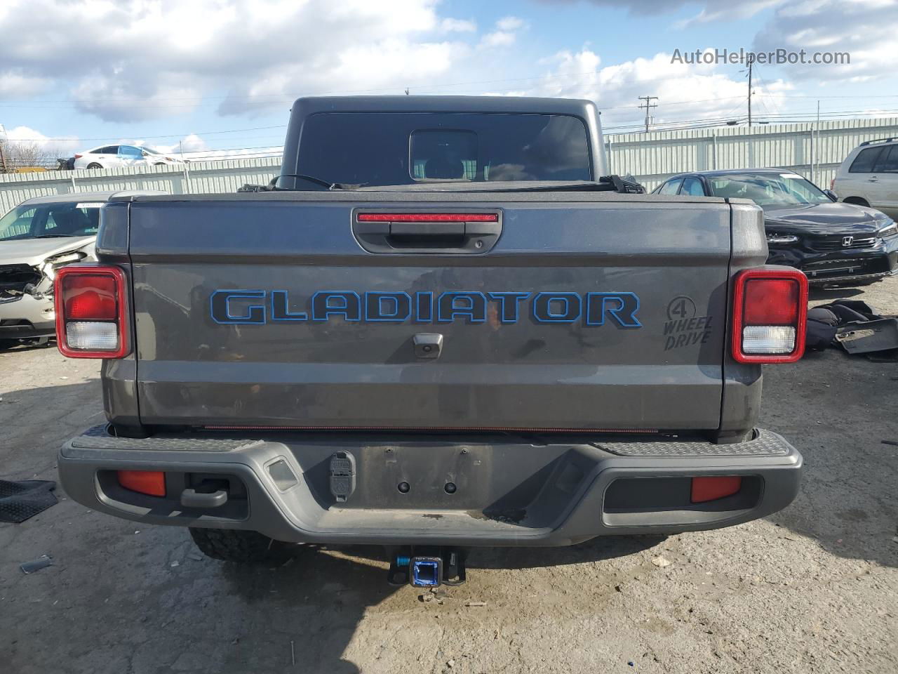 2022 Jeep Gladiator Sport Gray vin: 1C6HJTAG9NL127033