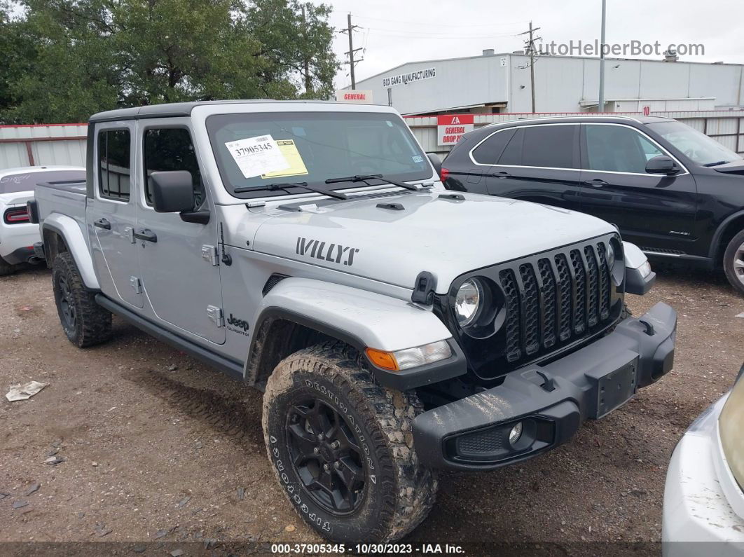 2022 Jeep Gladiator Willys 4x4 Gray vin: 1C6HJTAG9NL139649