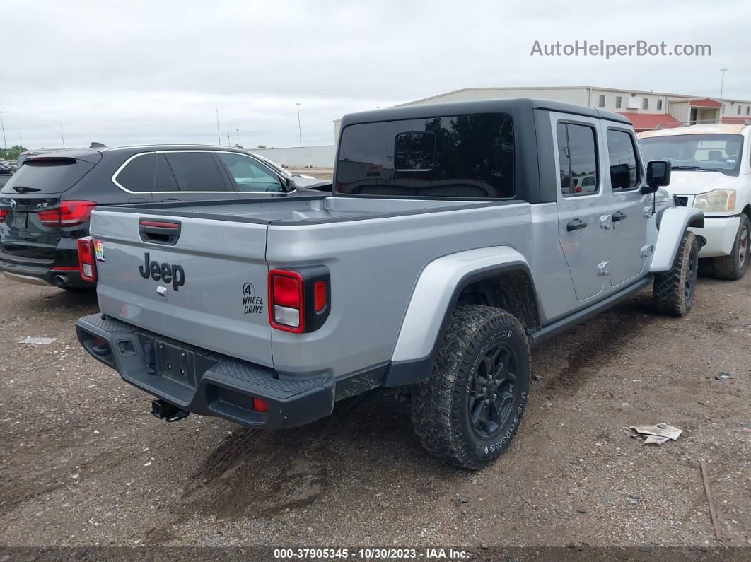 2022 Jeep Gladiator Willys 4x4 Gray vin: 1C6HJTAG9NL139649