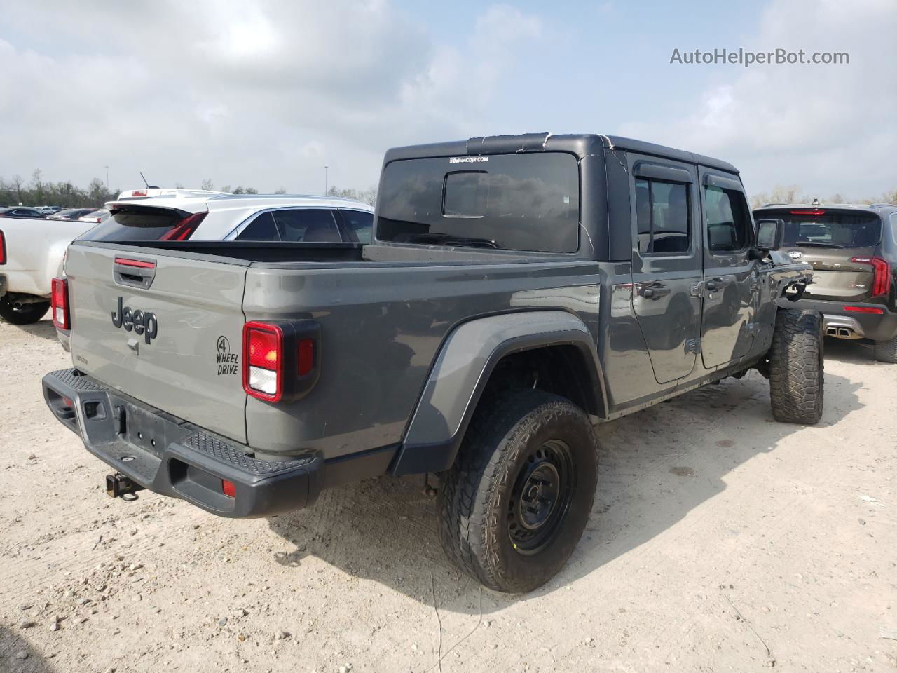 2022 Jeep Gladiator Sport Gray vin: 1C6HJTAG9NL149176