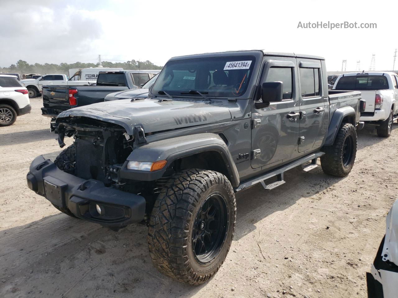 2022 Jeep Gladiator Sport Gray vin: 1C6HJTAG9NL149176