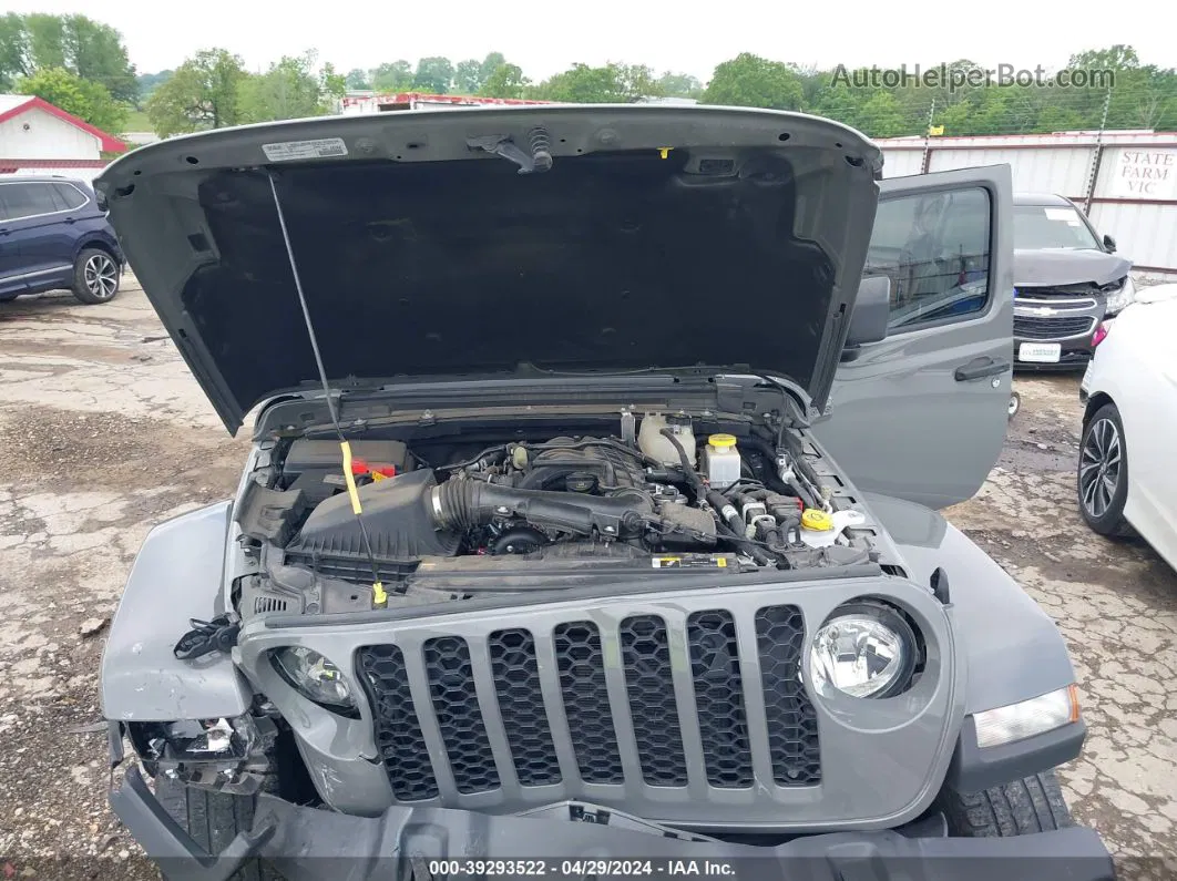 2022 Jeep Gladiator Sport S 4x4 Gray vin: 1C6HJTAG9NL150764