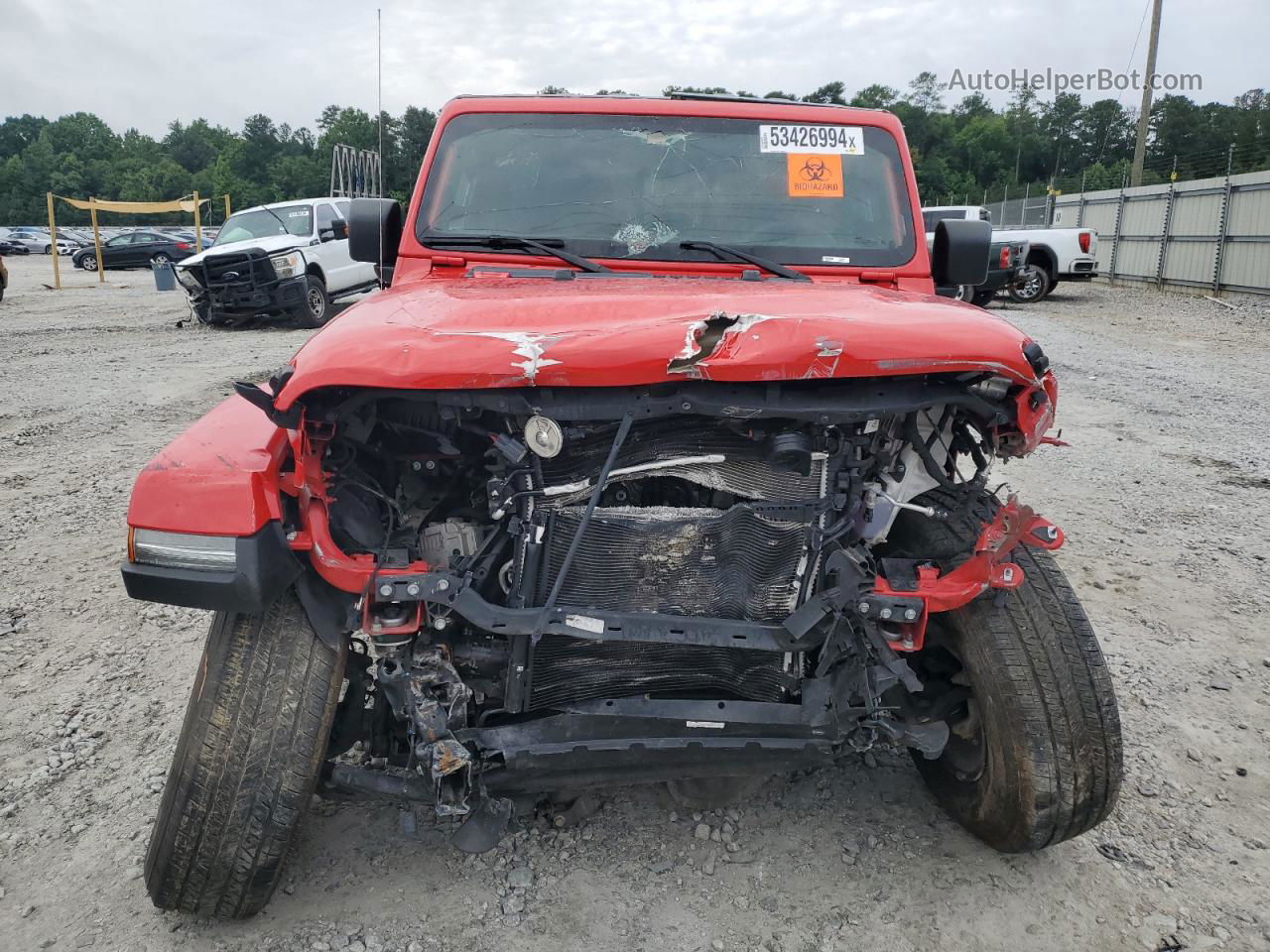 2022 Jeep Gladiator Sport Red vin: 1C6HJTAG9NL151087