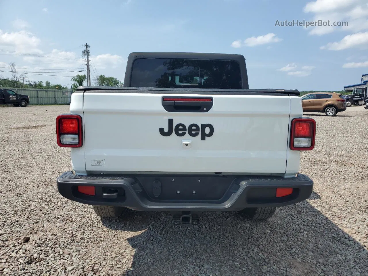 2022 Jeep Gladiator Sport Белый vin: 1C6HJTAG9NL157410