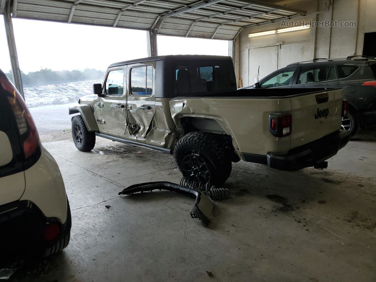 2022 Jeep Gladiator Sport Tan vin: 1C6HJTAG9NL171730