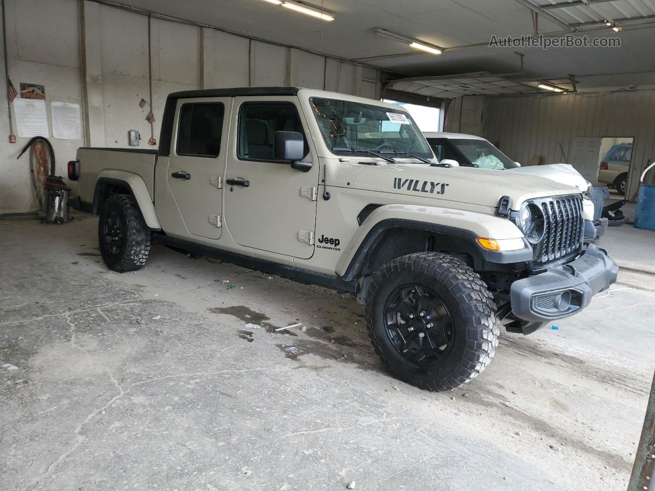 2022 Jeep Gladiator Sport Желто-коричневый vin: 1C6HJTAG9NL171730