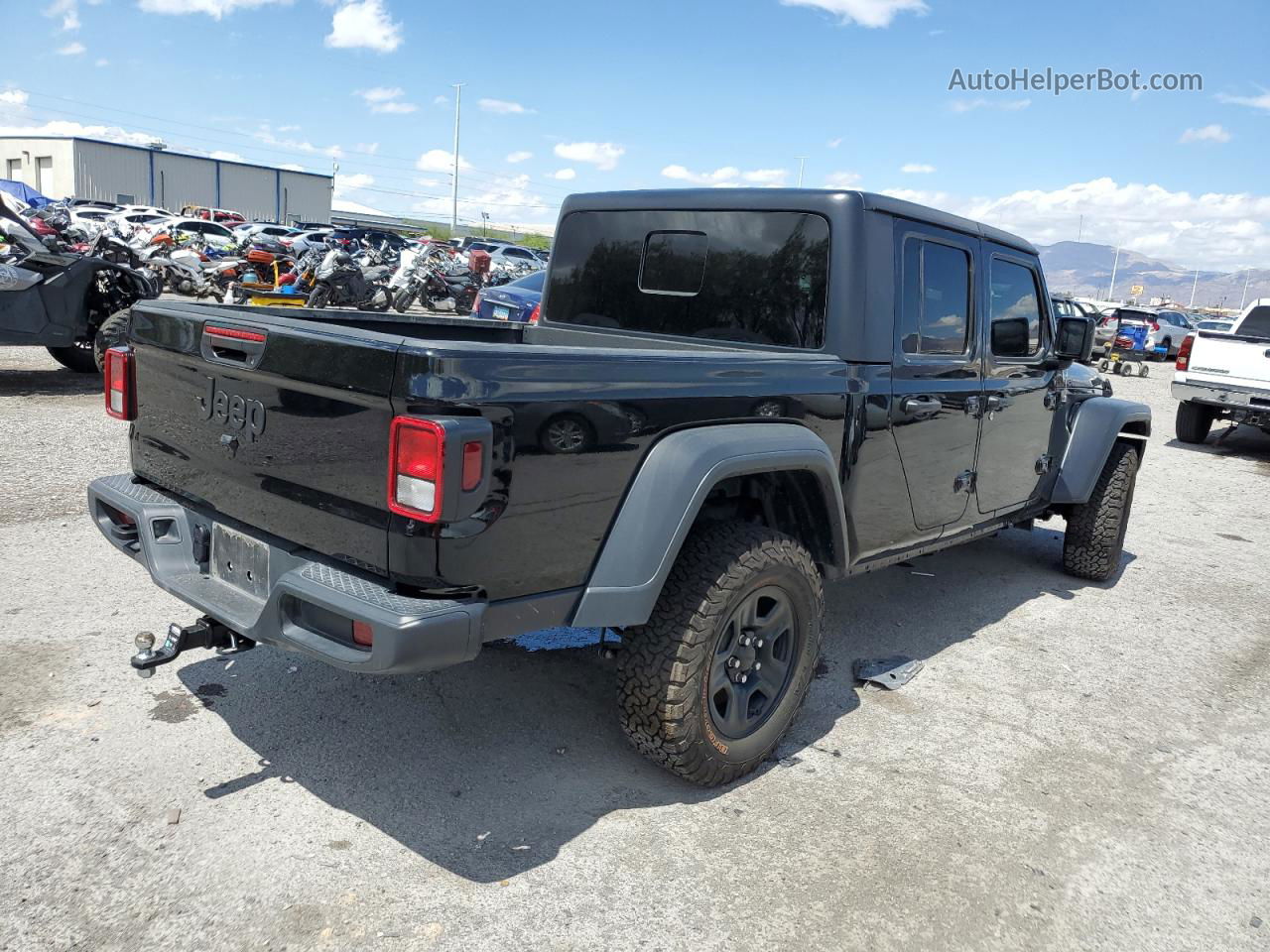 2022 Jeep Gladiator Sport Black vin: 1C6HJTAG9NL171839