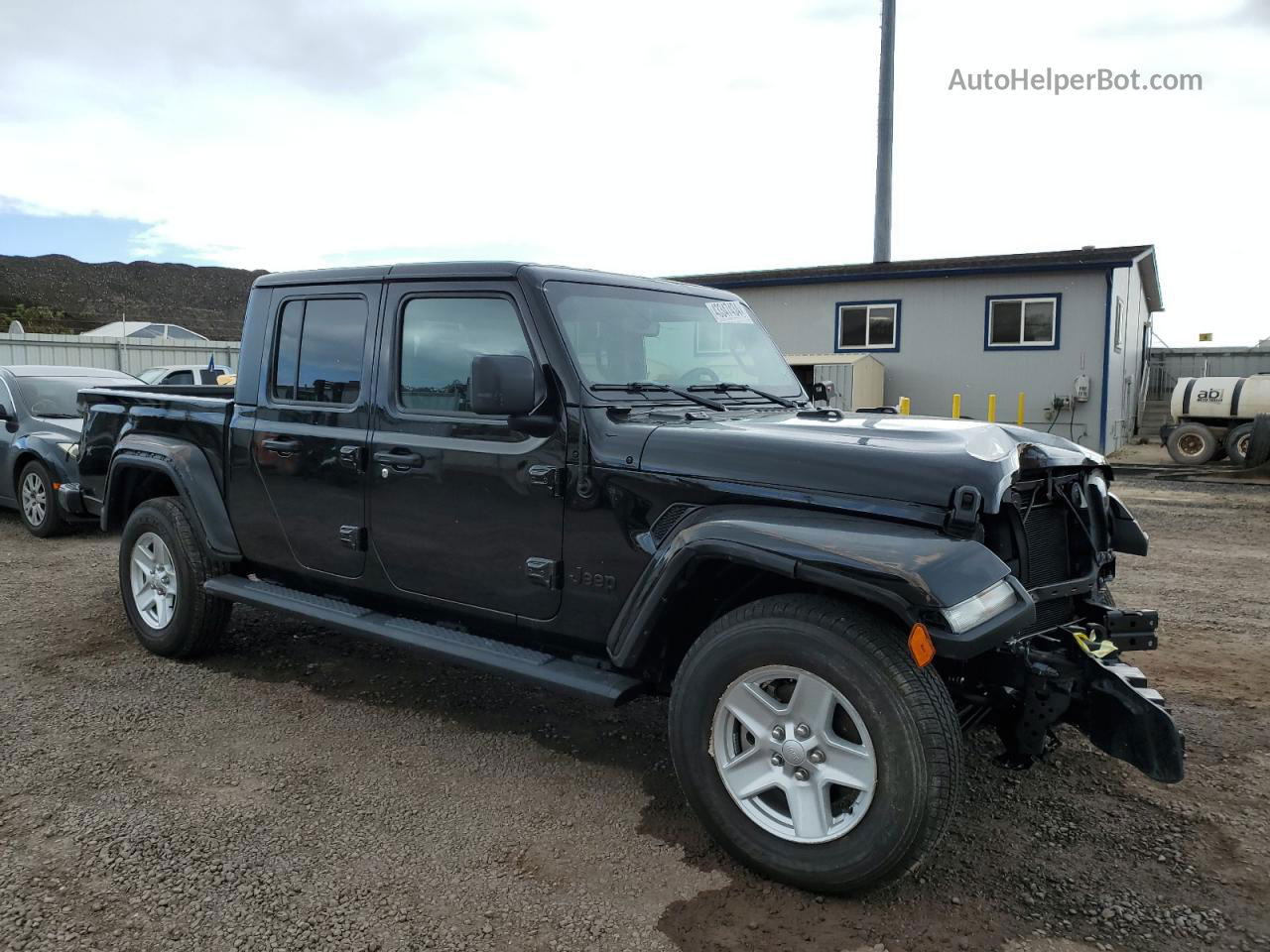 2022 Jeep Gladiator Sport Black vin: 1C6HJTAGXNL106692