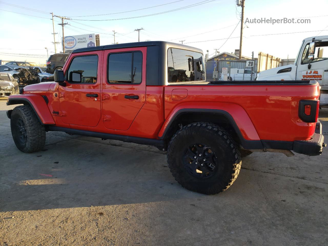 2022 Jeep Gladiator Sport Красный vin: 1C6HJTAGXNL134086