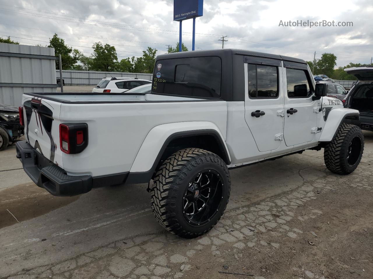 2022 Jeep Gladiator Sport Белый vin: 1C6HJTAGXNL153768