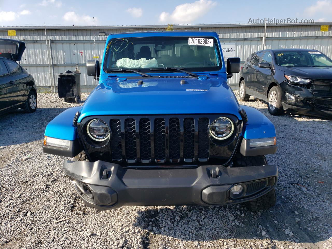 2022 Jeep Gladiator Sport Blue vin: 1C6HJTAGXNL172515