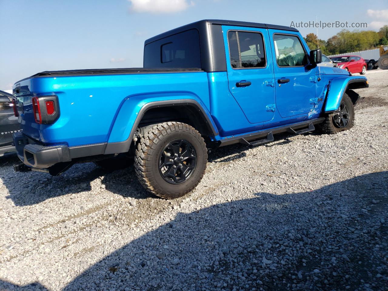 2022 Jeep Gladiator Sport Blue vin: 1C6HJTAGXNL172515