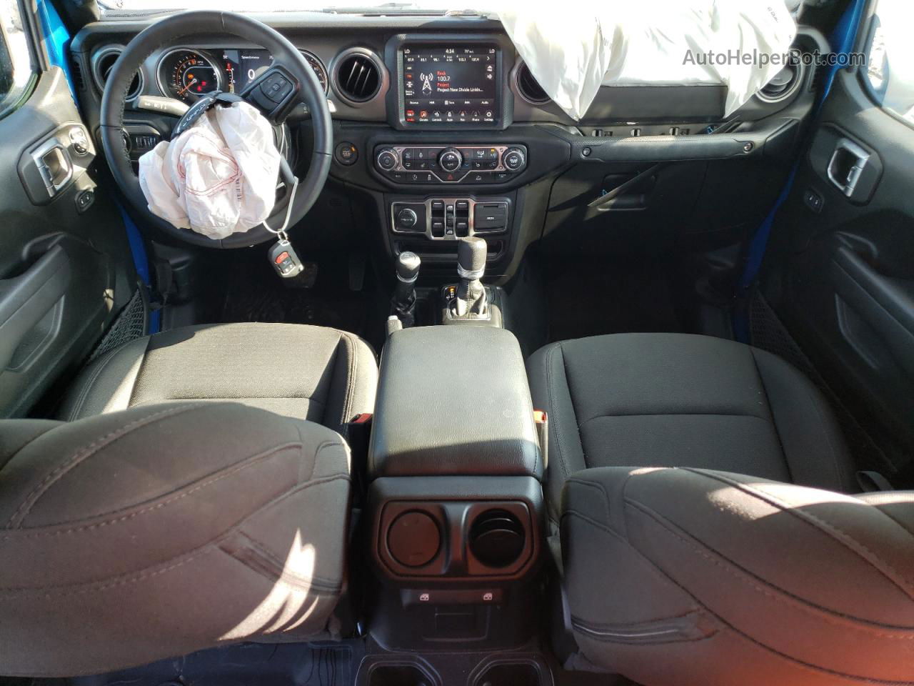 2022 Jeep Gladiator Sport Blue vin: 1C6HJTAGXNL172515