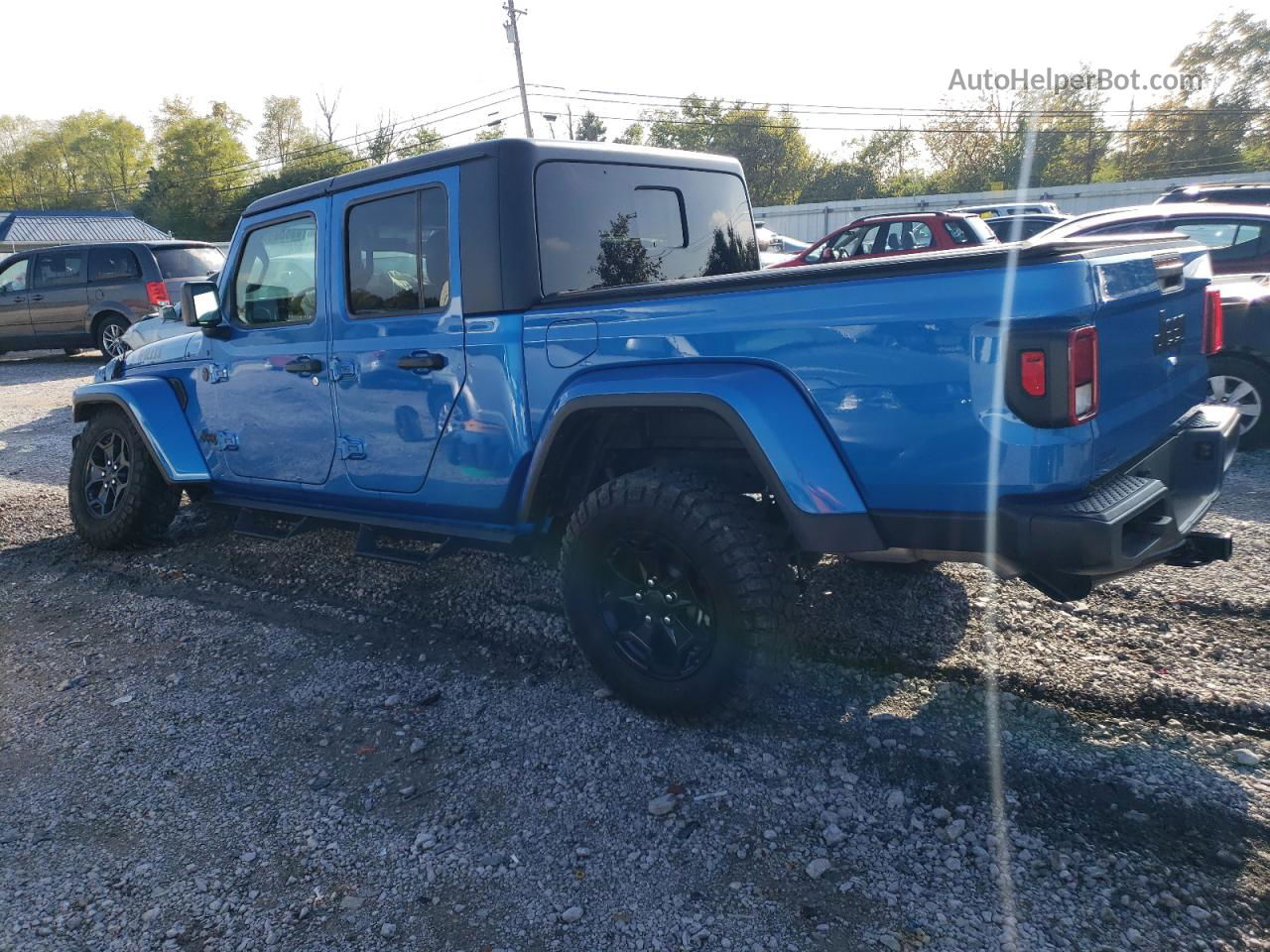 2022 Jeep Gladiator Sport Blue vin: 1C6HJTAGXNL172515