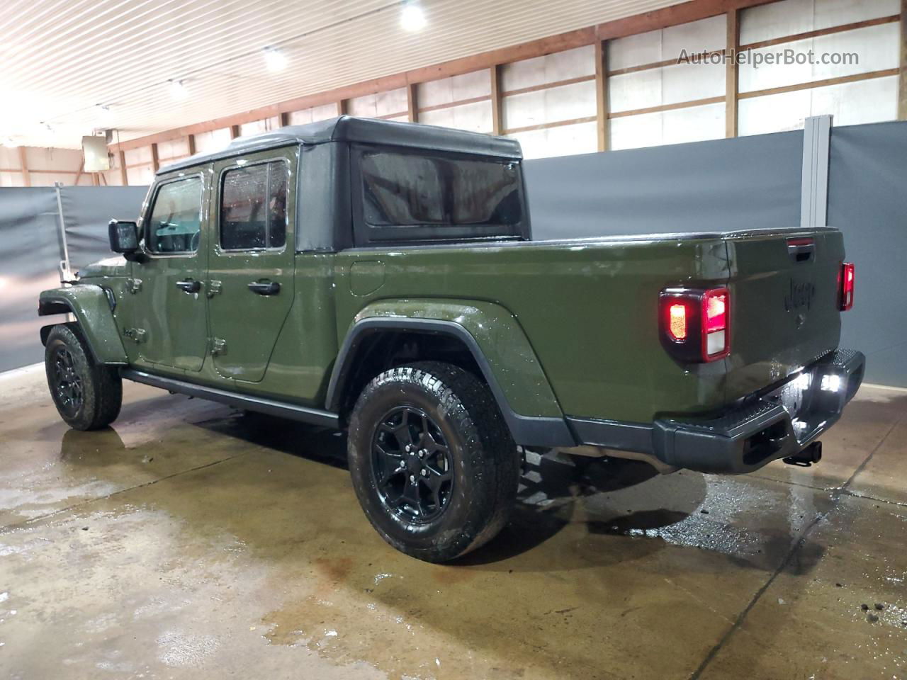 2022 Jeep Gladiator Sport Green vin: 1C6HJTAGXNL173292