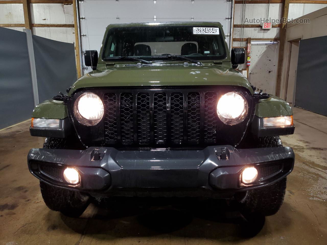 2022 Jeep Gladiator Sport Green vin: 1C6HJTAGXNL173292