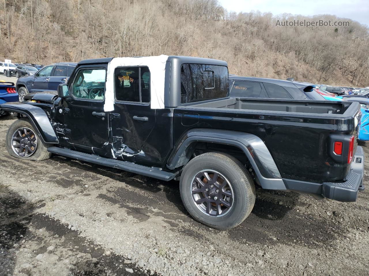 2022 Jeep Gladiator Overland Black vin: 1C6HJTFG0NL101817