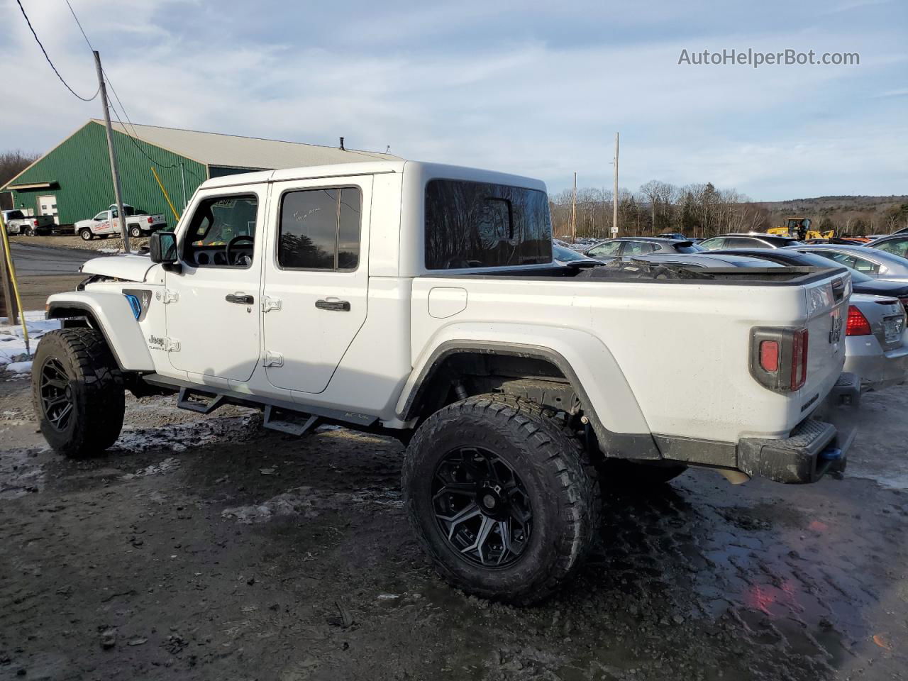 2022 Jeep Gladiator Overland White vin: 1C6HJTFG0NL113515