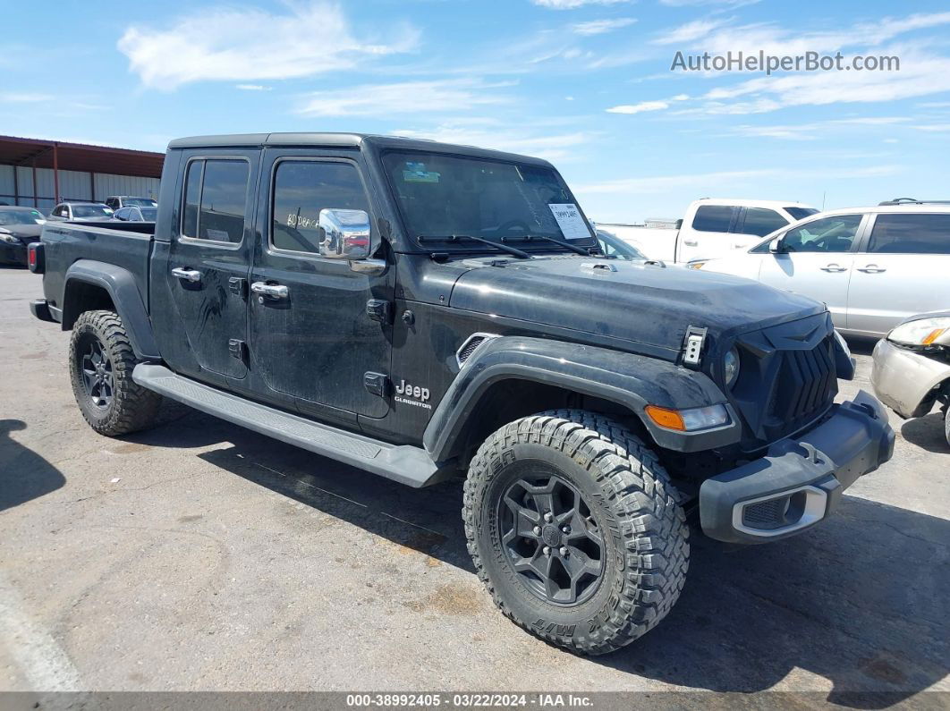 2022 Jeep Gladiator Overland 4x4 Black vin: 1C6HJTFG0NL117077