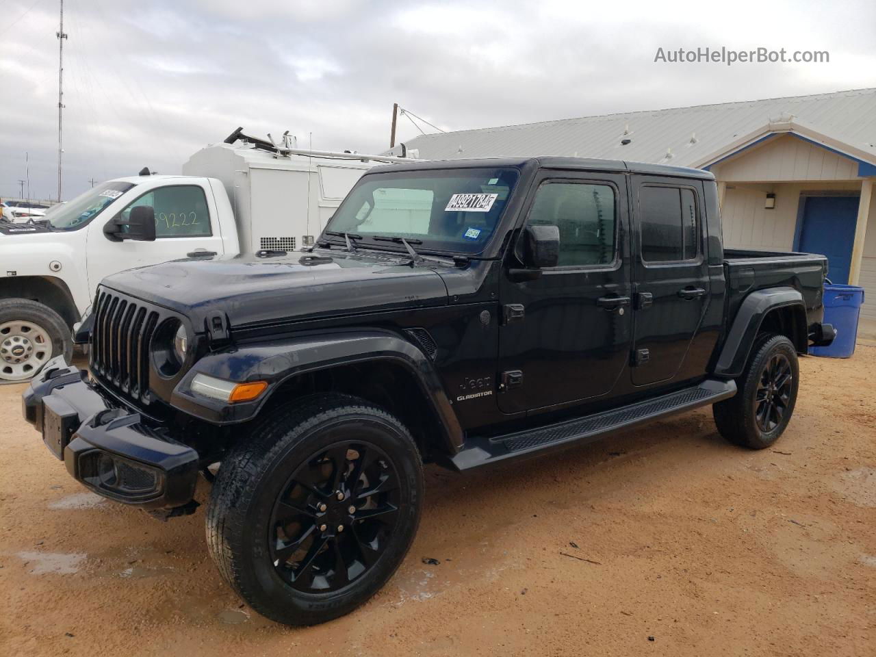 2022 Jeep Gladiator Overland Black vin: 1C6HJTFG1NL101390