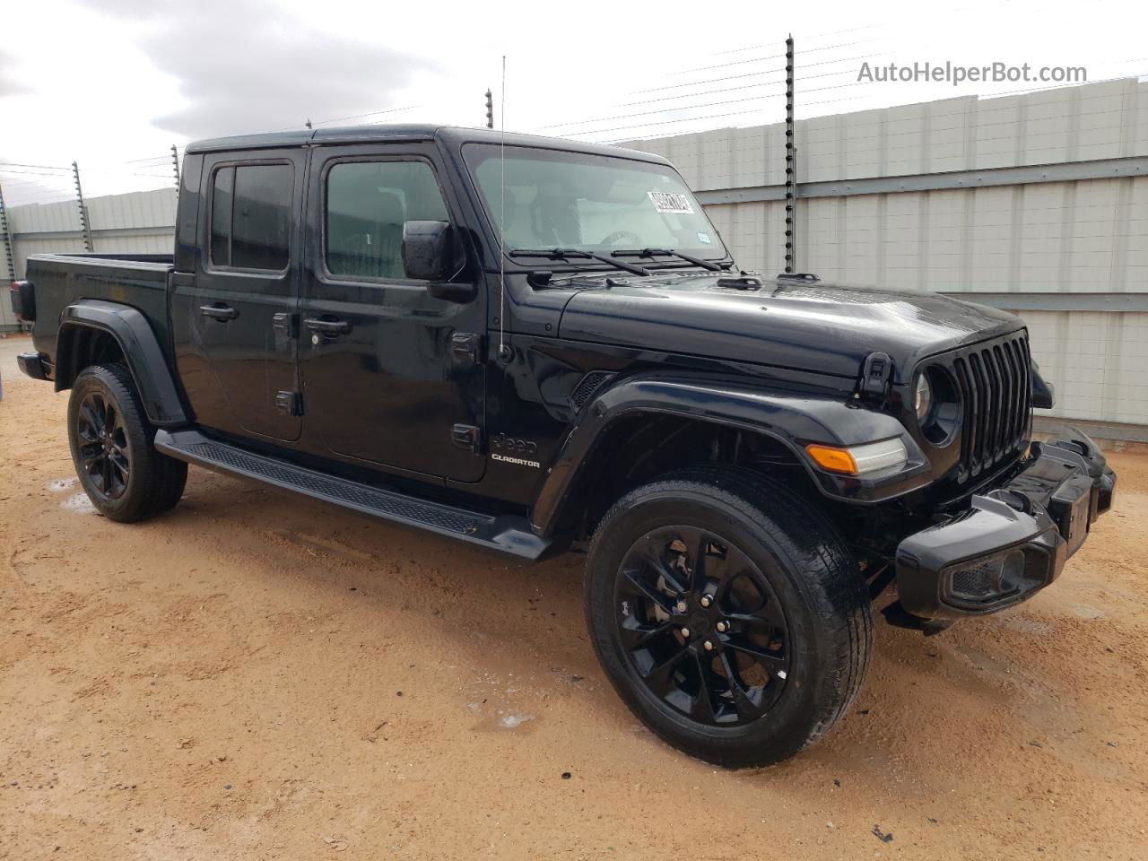 2022 Jeep Gladiator Overland Black vin: 1C6HJTFG1NL101390