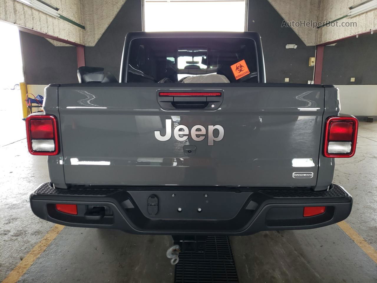 2022 Jeep Gladiator Overland Gray vin: 1C6HJTFG1NL175246