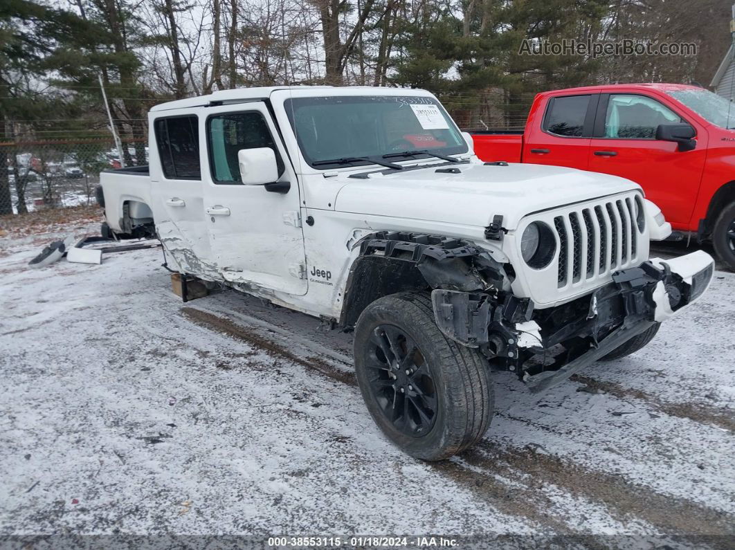 2022 Jeep Gladiator High Altitude 4x4 White vin: 1C6HJTFG2NL116299