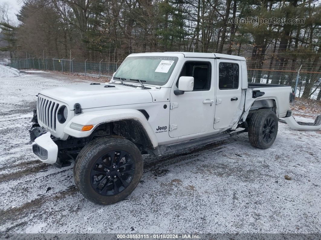 2022 Jeep Gladiator High Altitude 4x4 White vin: 1C6HJTFG2NL116299