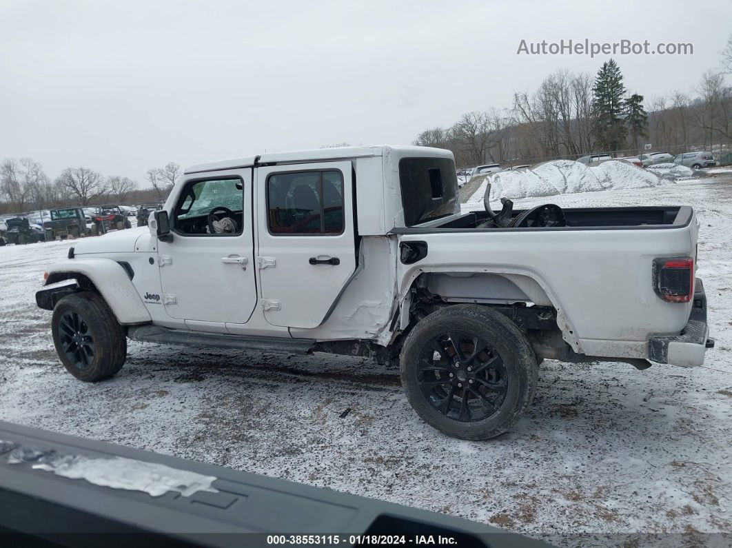 2022 Jeep Gladiator High Altitude 4x4 White vin: 1C6HJTFG2NL116299