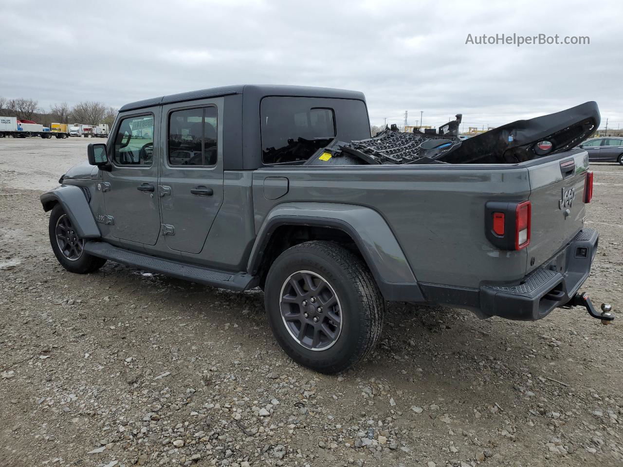 2022 Jeep Gladiator Overland Серый vin: 1C6HJTFG3NL117851