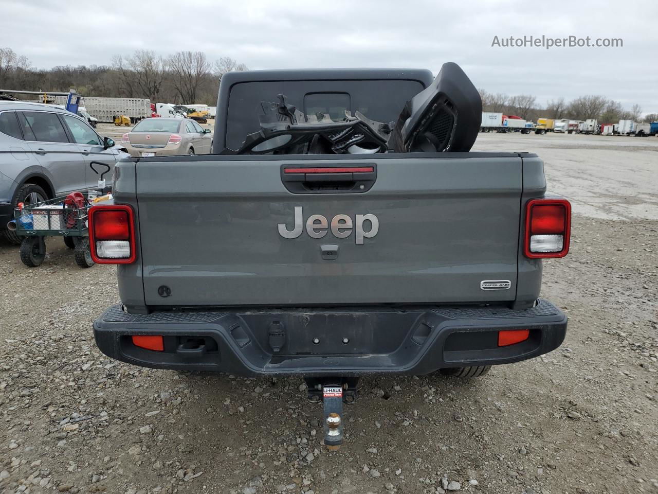 2022 Jeep Gladiator Overland Gray vin: 1C6HJTFG3NL117851