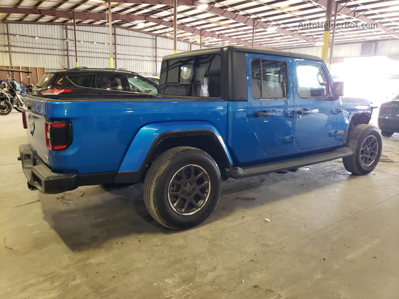 2022 Jeep Gladiator Overland Blue vin: 1C6HJTFG4NL177329