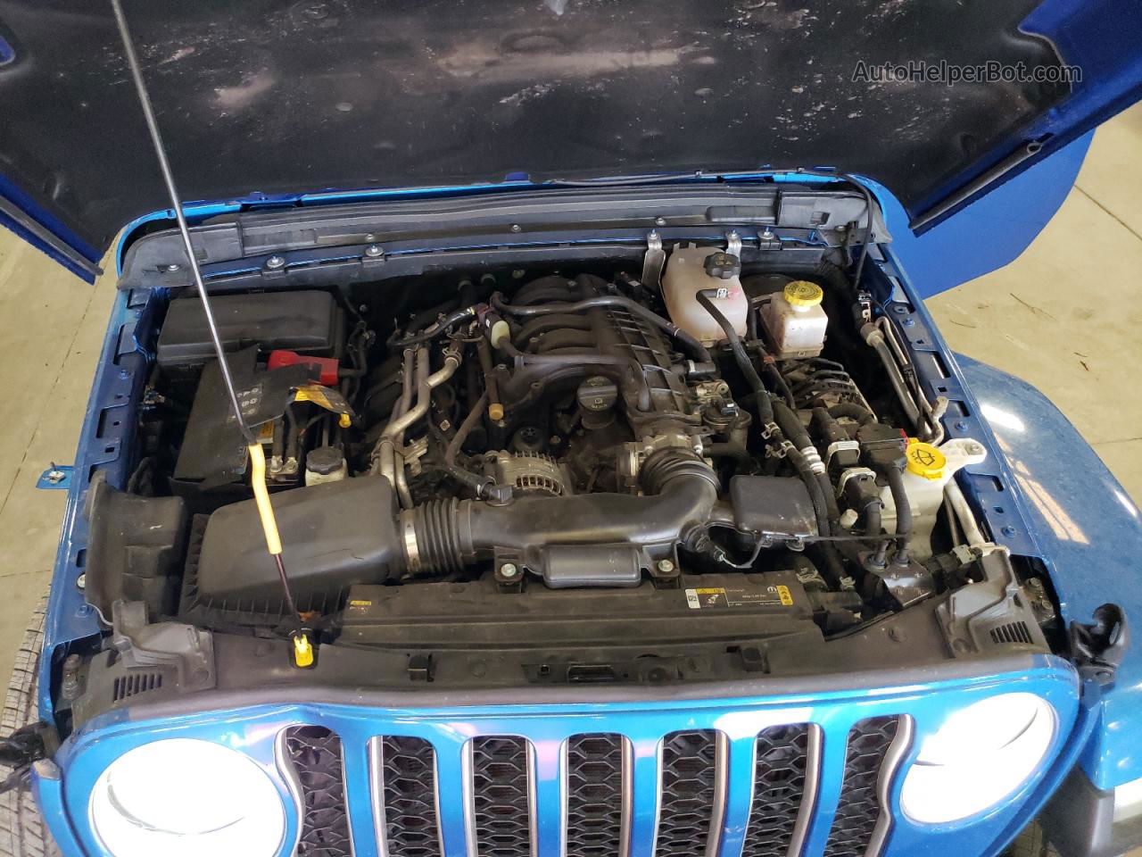 2022 Jeep Gladiator Overland Blue vin: 1C6HJTFG4NL177329