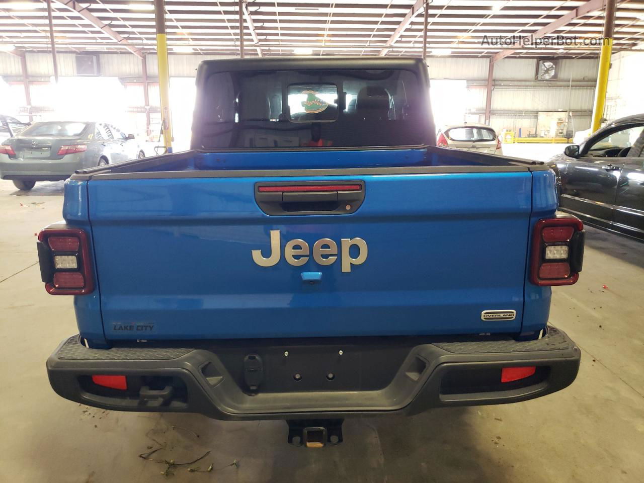 2022 Jeep Gladiator Overland Blue vin: 1C6HJTFG4NL177329