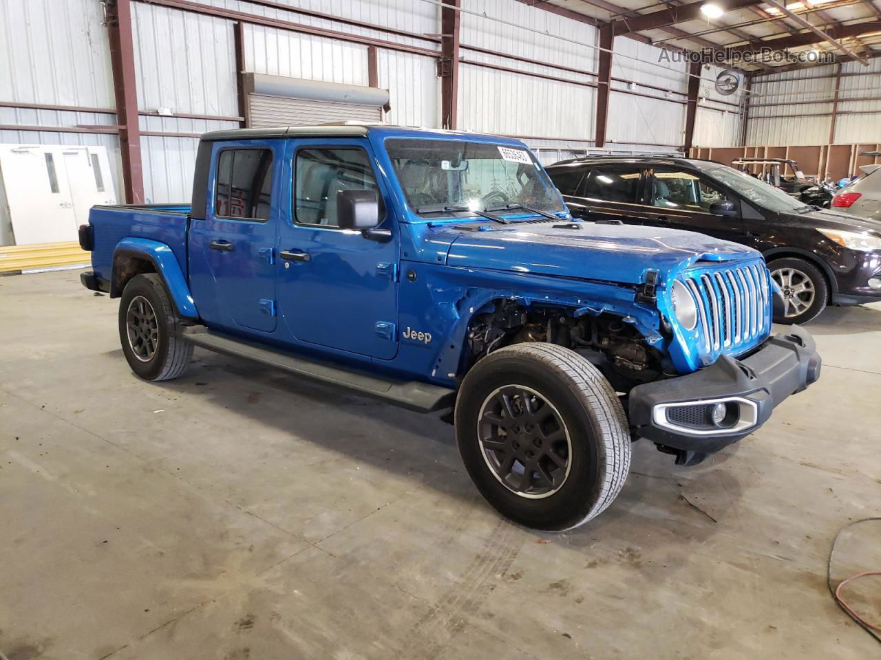 2022 Jeep Gladiator Overland Blue vin: 1C6HJTFG4NL177329