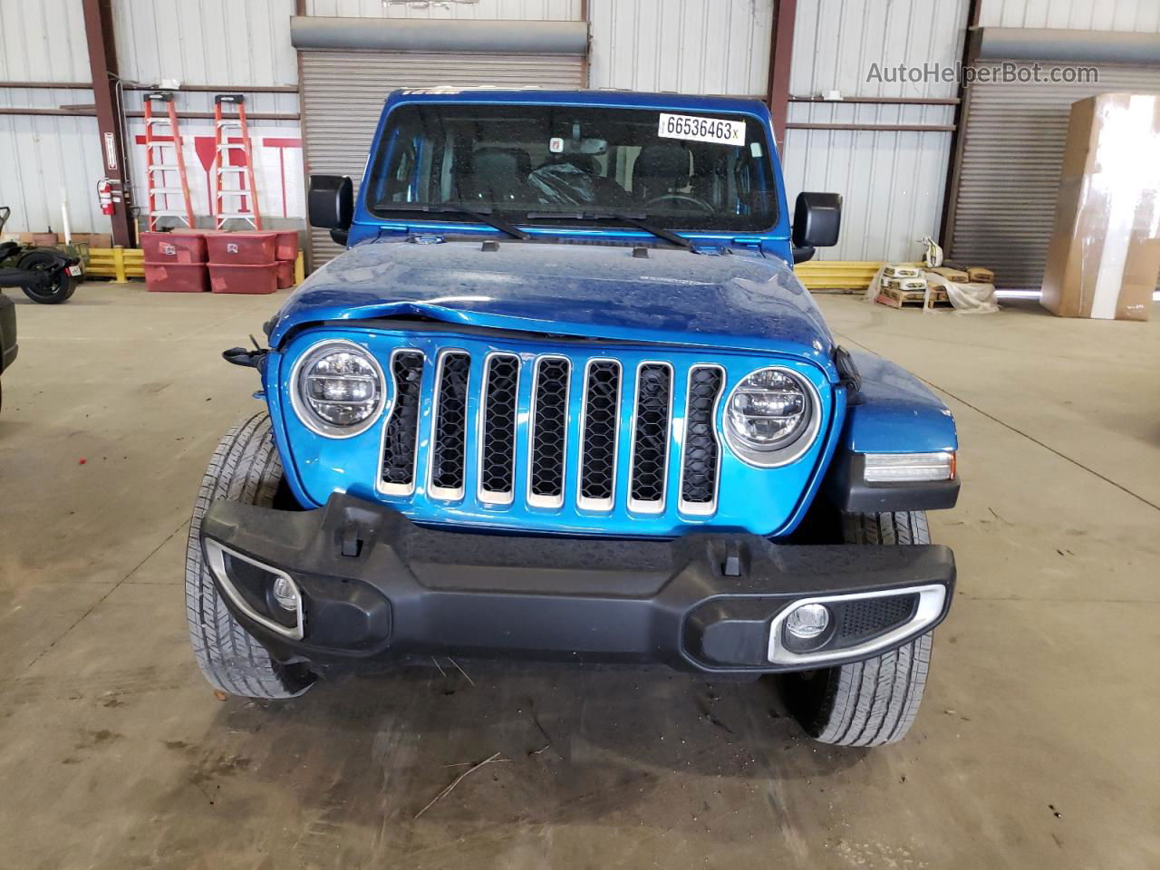 2022 Jeep Gladiator Overland Blue vin: 1C6HJTFG4NL177329